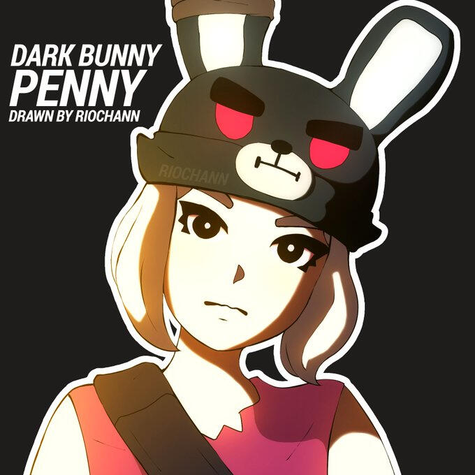 DARK BUNNY PENNY